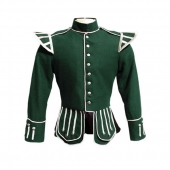 Green Piper/Drummer Tunic Doublet Jacket